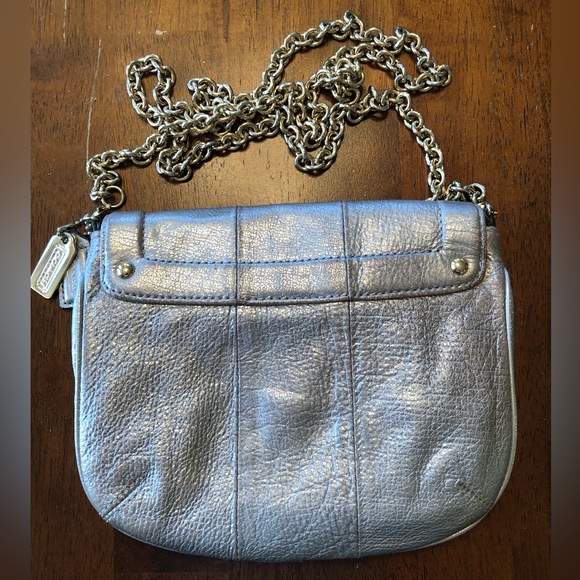 Silver Coach Mini Bag GUC - Picture 2 of 4